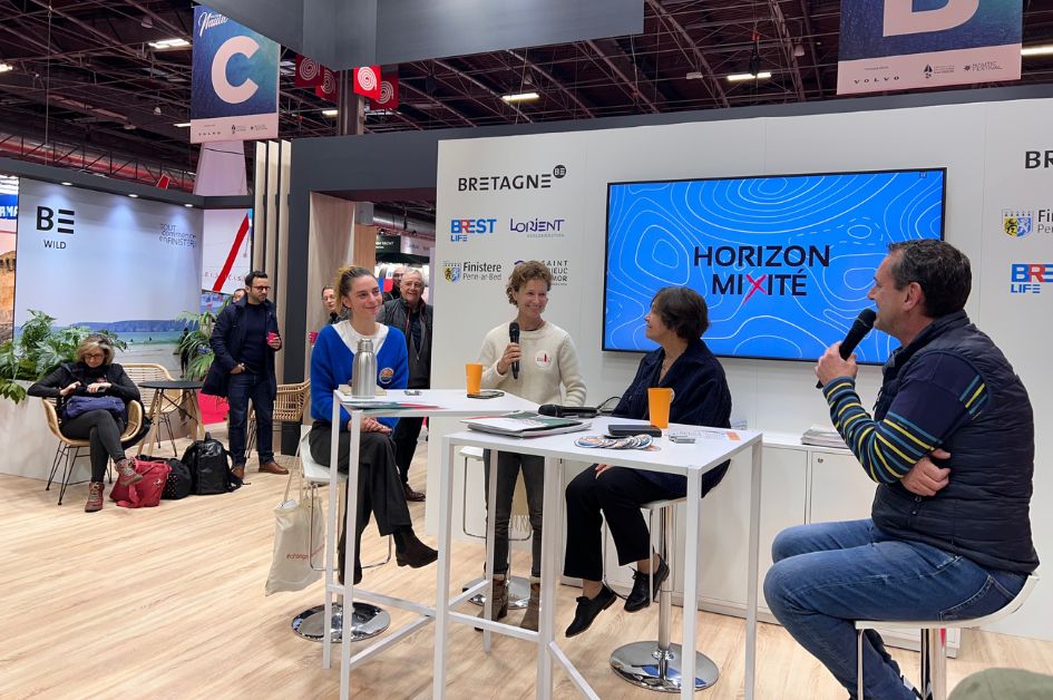 Isabelle Joschke, skipper MACSF invitée au salon nautique : « Nous les femmes, sommes à notre place »